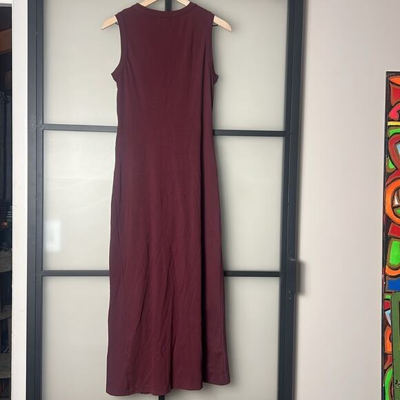 NEW Club Monaco Twist Front Knit Maxi Dress Size Medium - Picture 3 of 9